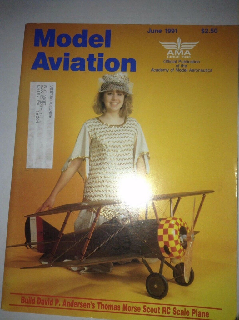 Model Aviation Magazine David P. Andersen's Thomas Morse June 1991 041717nonrh