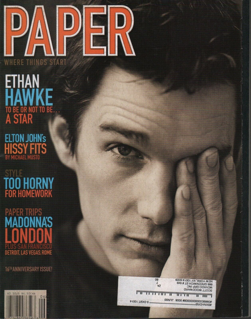 Paper 16th Anniversary Issue Ethan Hawke Elton John Madonna w/ML 062918DBE2