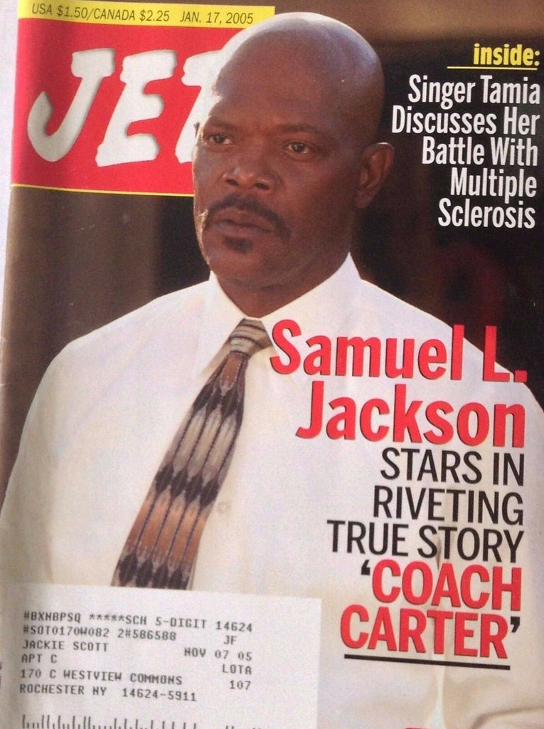 Jet Magazine Samuel L. Jackson Coach Carter January 17, 2005 090517nonrh