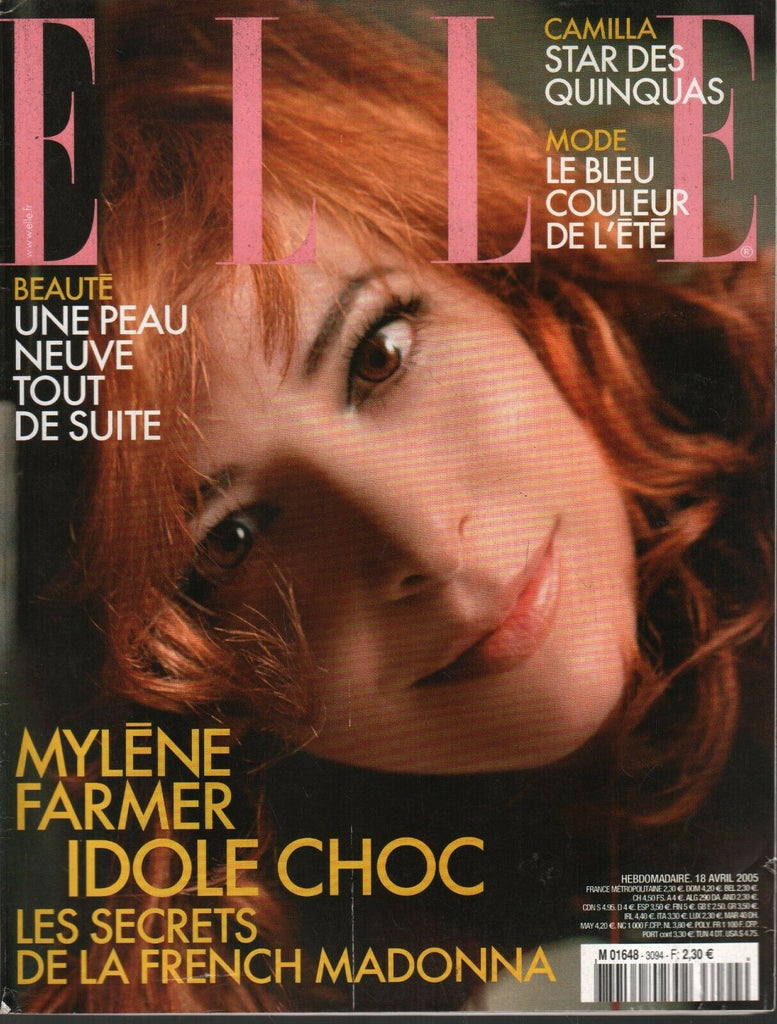 Elle French Fashion April 18 2005 Madonna Mylene Farmer 101220ame2
