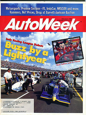 AutoWeek Magazine February 5 1996 Indy Racing League Debuts EX 012216jhe