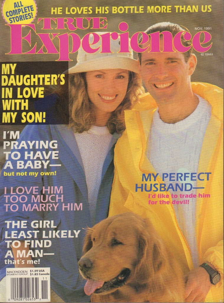 True Experience Magazine November 1991 Perfect Husband 072517nonjhe