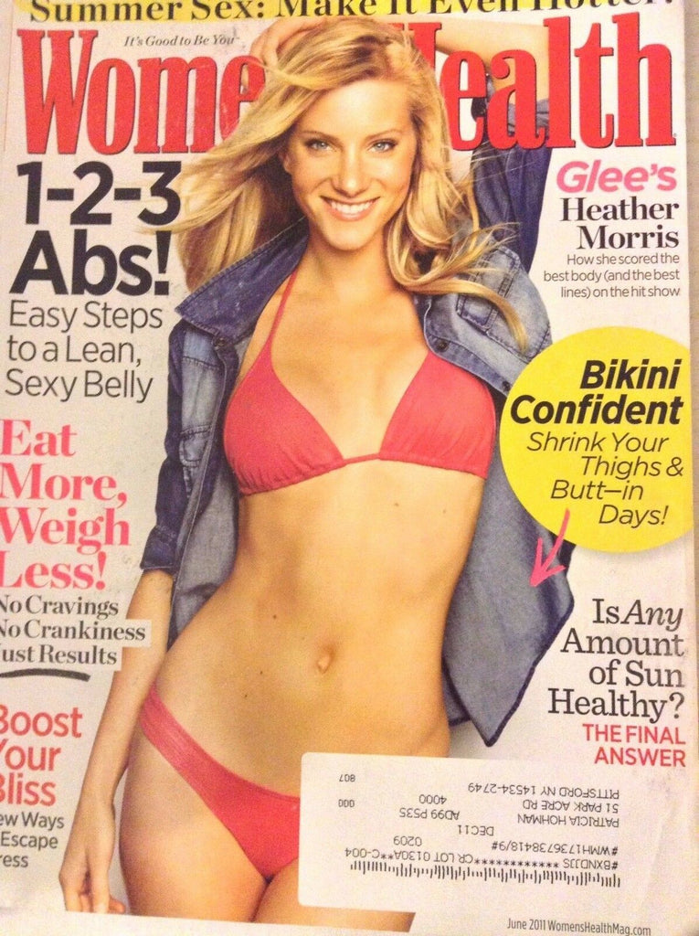 Women's Health Magazine Glee's Heather Morris June 2011 081317nonrh