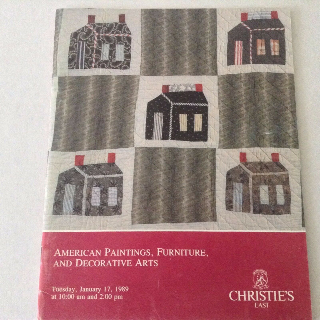 Christie's East Art Catalog Paintings & Furniture January 17, 1989 060917nonrh