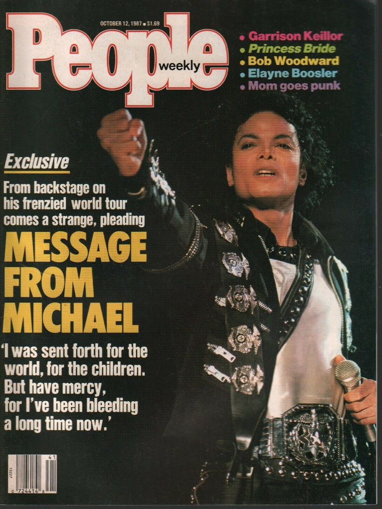 People Weekly October 12 1987 Michael Jackson Garrison Keillor 020520AME