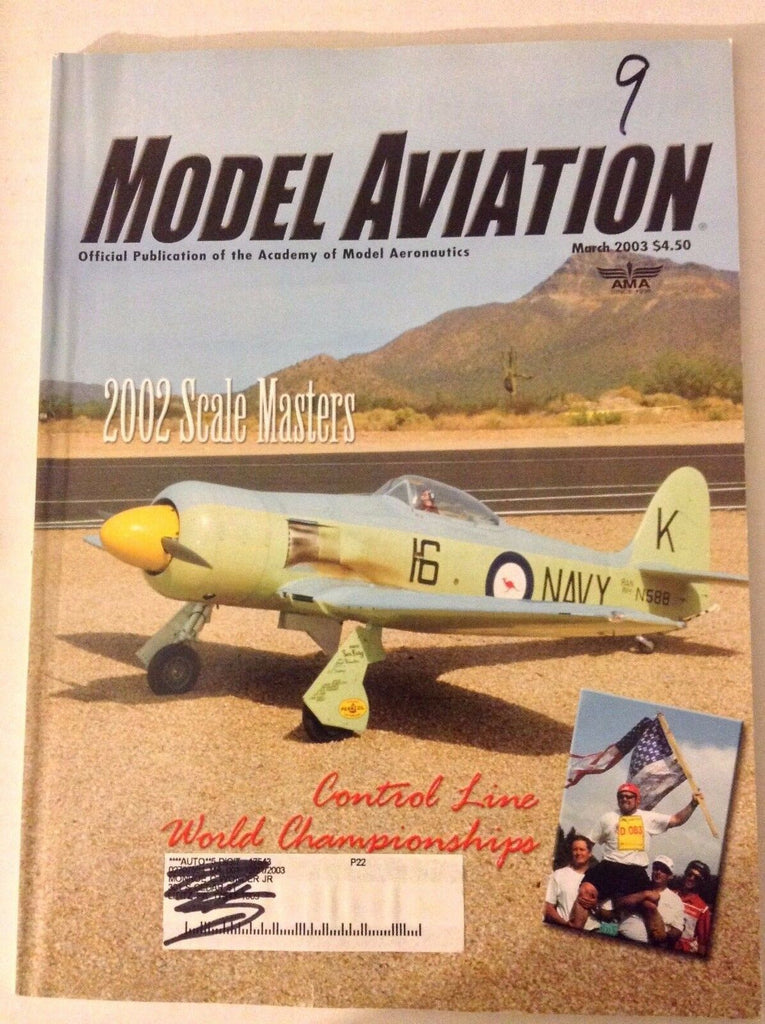 Model Aviation Magazine 2002 Scale Masters Control Line March 2003 041417nonrh