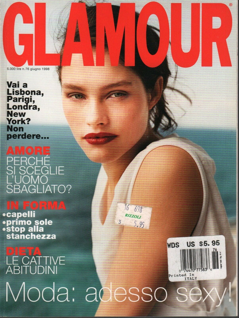 Glamour Italian Fashion Magazine June 1998 Emily Watson 022620AME2