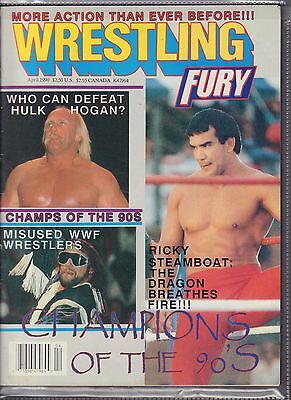 Wrestling Fury April 1990 Hulk Hogan VG 042516DBE