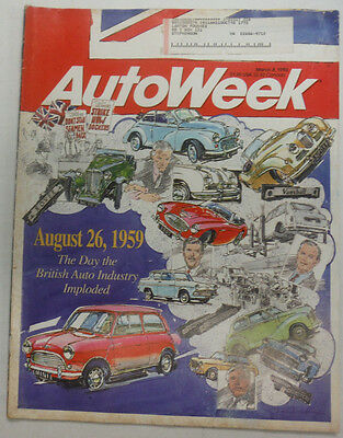 Autoweek Magazine The Day The British Auto Industry Imploded March 1993 060515R2