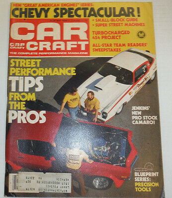 Car Craft Magazine New Pro Stock Camaro May 1979 122314R