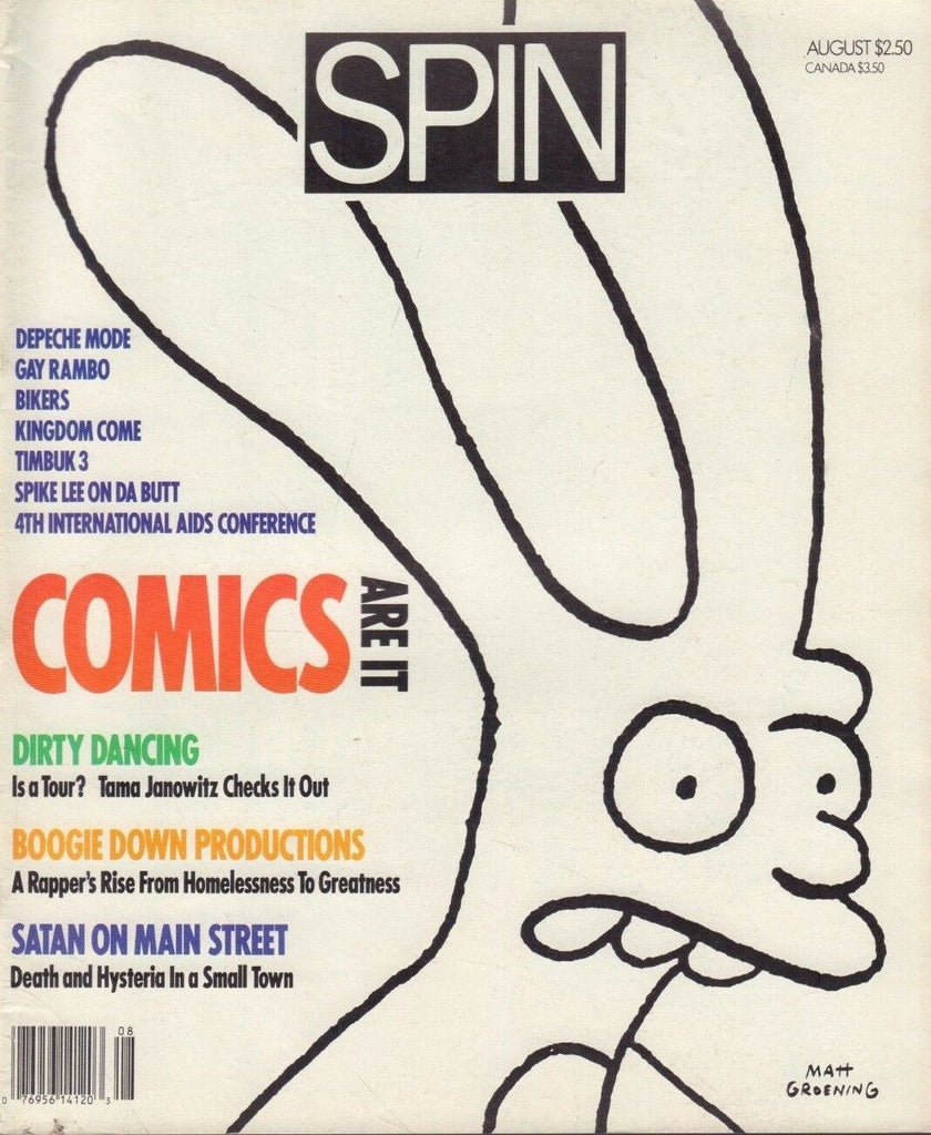 Spin August 1988 Depeche Mode Spike Lee Matt Groening Cover 011519DBE