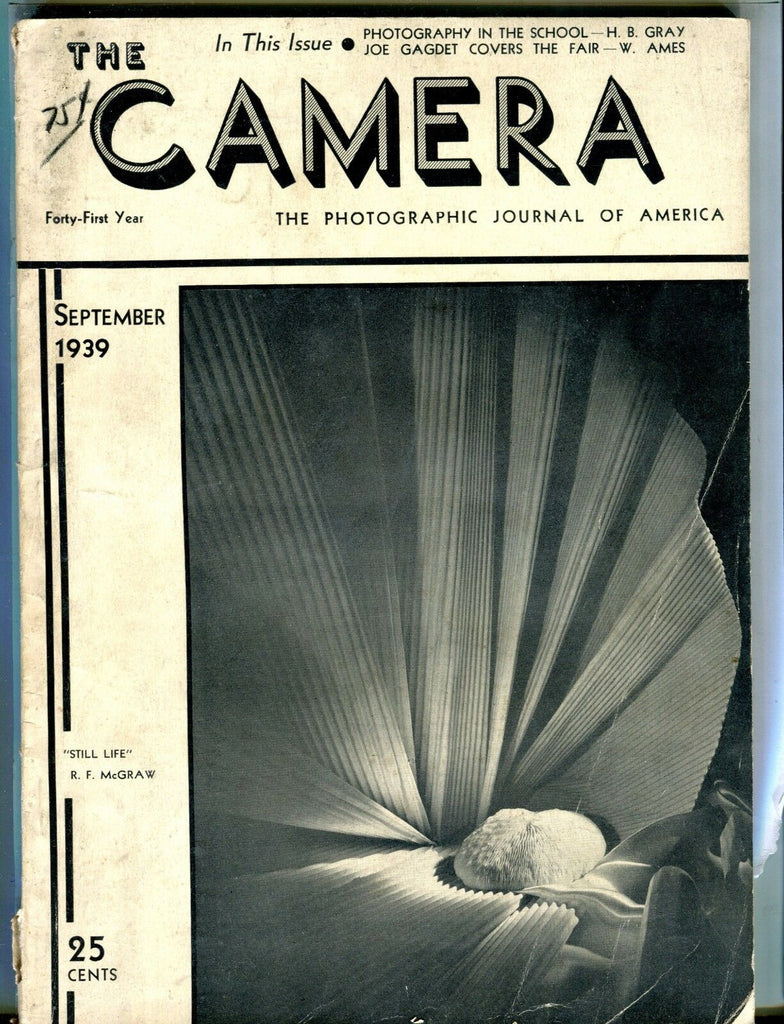 The Camera Magazine September 1939 R.F. McGraw ACC 042517nonjhe