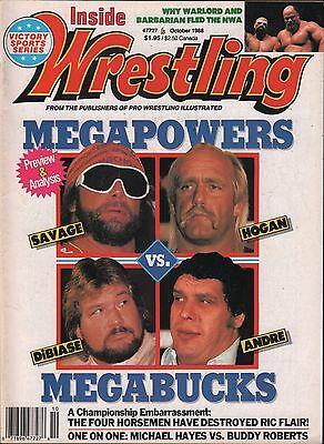 Inside Wrestling October 1988 Megapowers, Randay Savage VG 020116DBE
