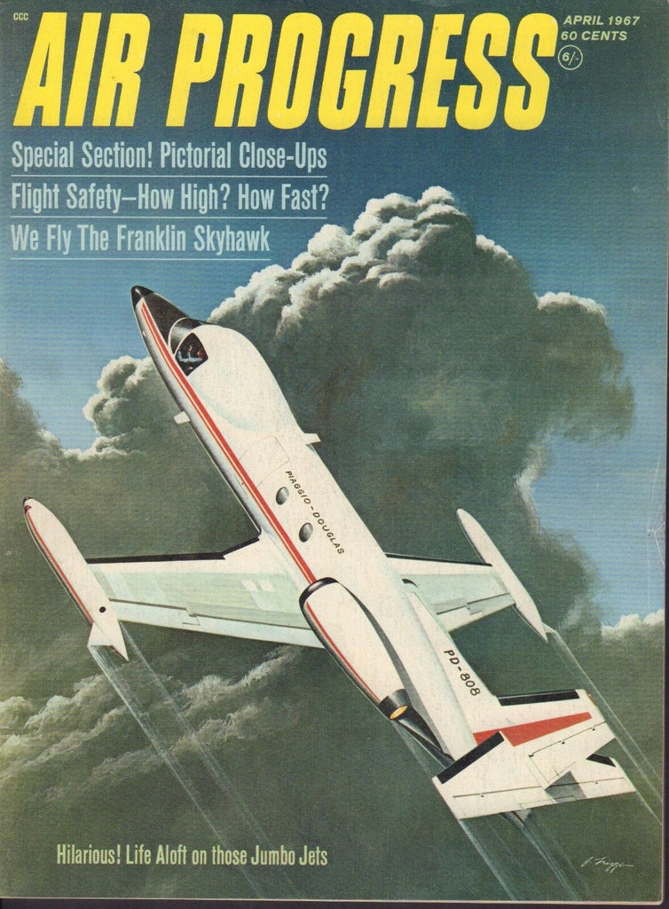 Air Progress Magazine April 1967 Jumbo Jets Franklin Skyhawk 073017nonjhe