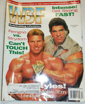 WBF Magazine Lou Ferrigno & Strydom December 1991 112114R