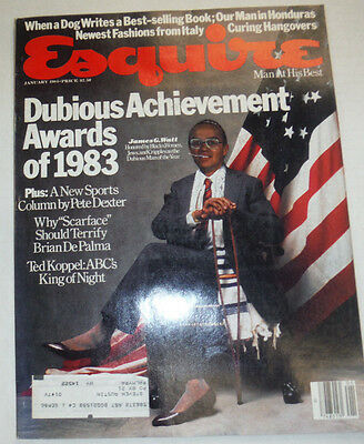 Esquire Magazine James G. Watt & Ted Koppel Janurary 1984 021315R