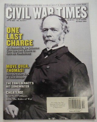 Civil War Times Magazine One Last Charge Joe Johnson October 2003 071715R