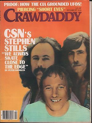Crawdaddy December 1977 Stephen Stills EX 120315DBE