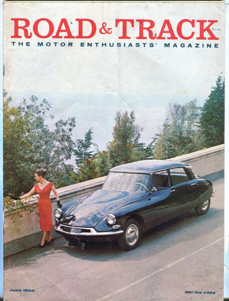 Road & Track Magazine June 1958 French Citreon VG No ML 031417nonjhe