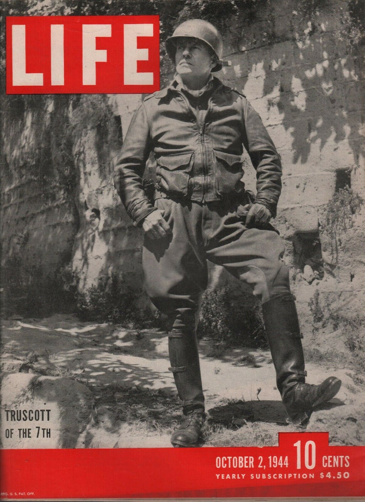 Life October 2 1944 WWII Truscott of the 7th Vintage Advertisements 081619AME