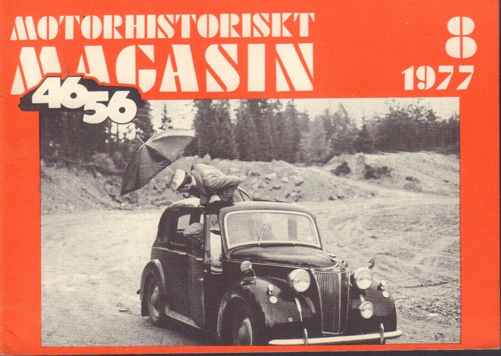 Motorhistoriskt Magasin Swedish Car Magazine 8 1977 Ford V8 040317nonDBE