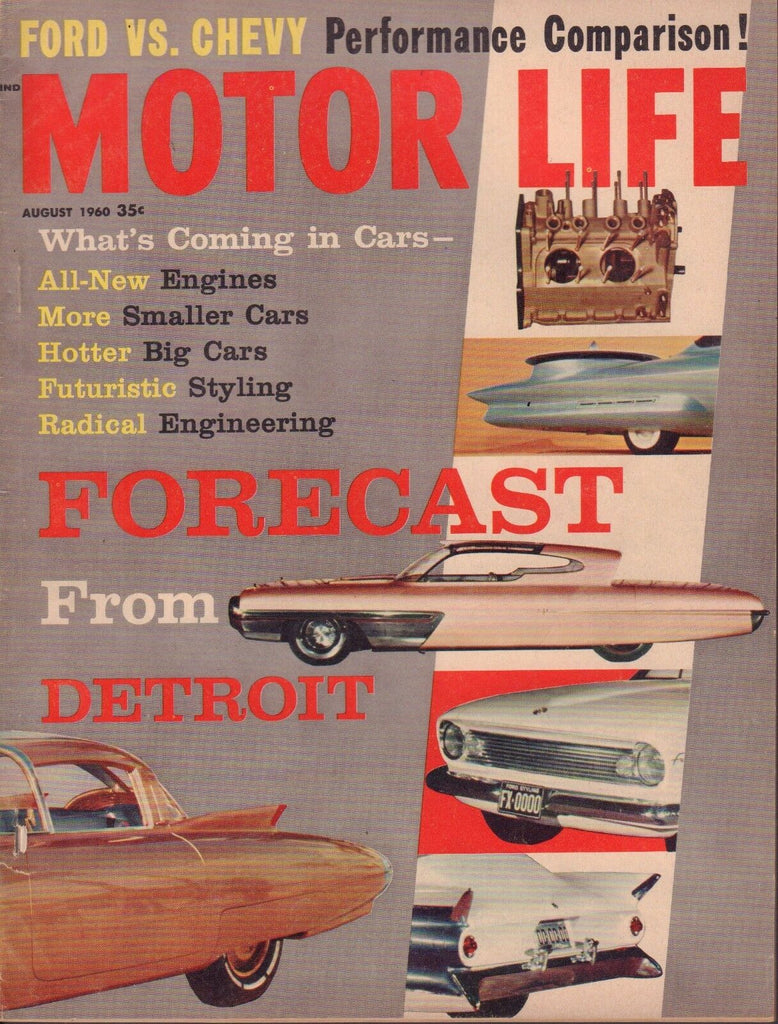 Motor Life August 1960 Forecast From Detroit Ford VS Chevy 022817nonDBE2