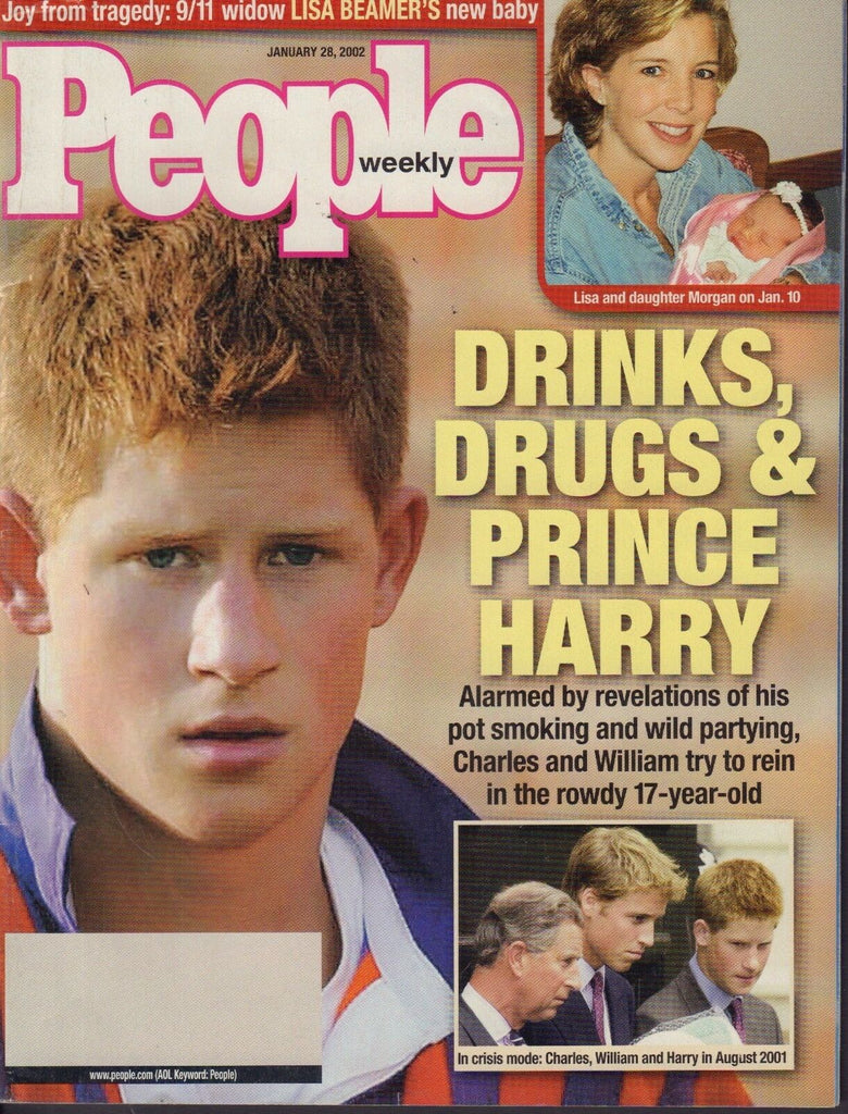 People Magazine January 28 2002 Prince Harry 082517nonjhe