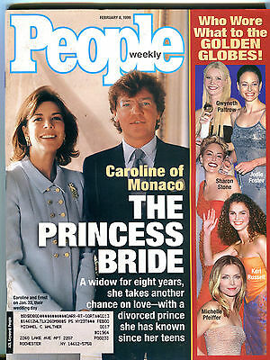 People Magazine February 8 1999 Princess Caroline Golden Globes EX 012116jhe