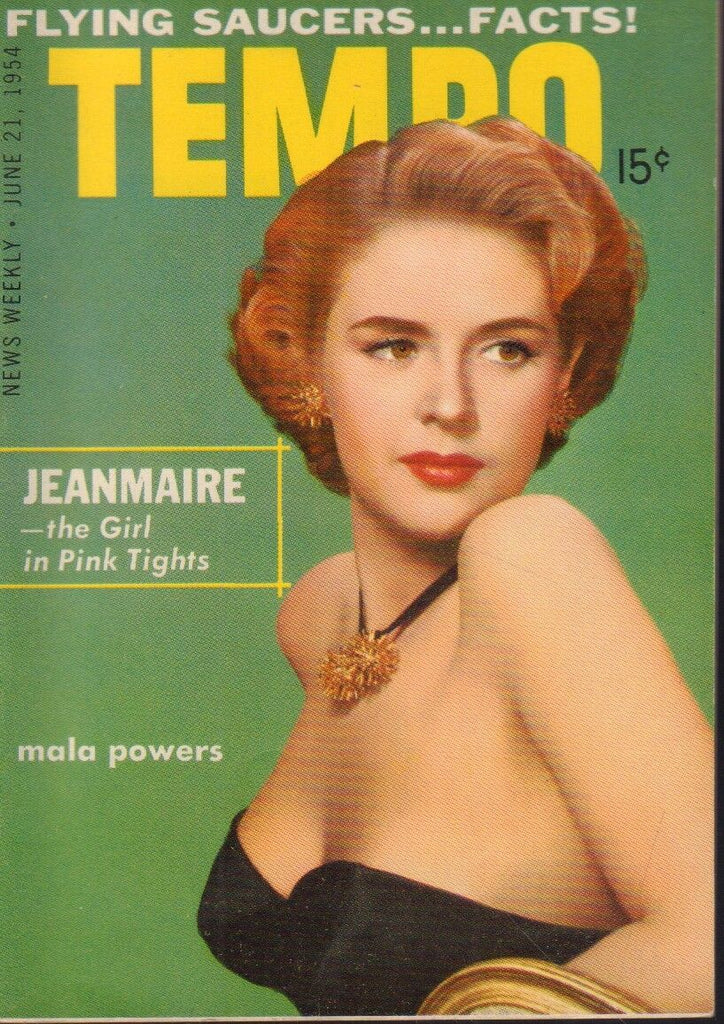 Tempo Digest June 21 1954 Mala Powers Cheesecake Pin Up 091218AME2