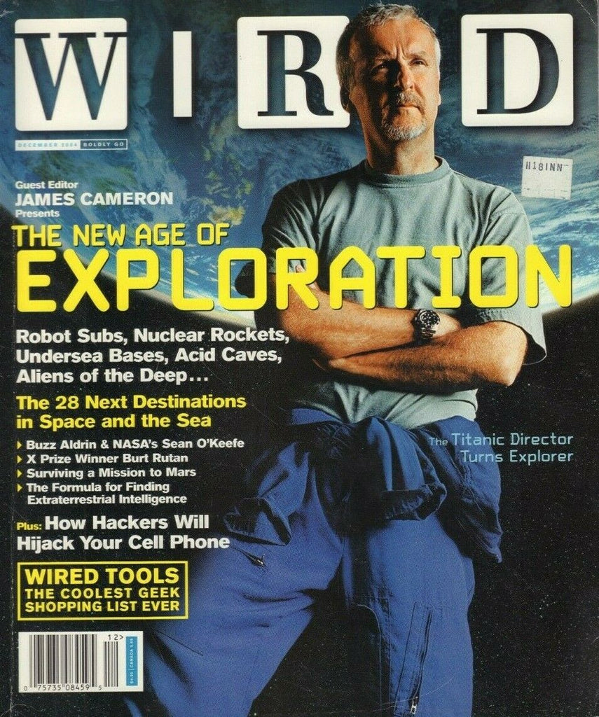 Wired December 2004 James Cameron Buzz Aldrin Sean O'Keefe 022019DBE