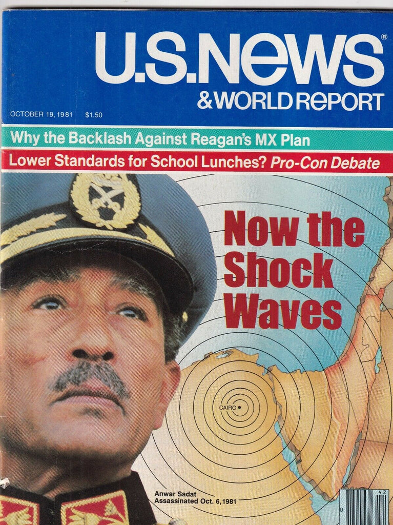 U.S. News Mag Anwar Sadat Assassinated October 19, 1981 101519nonr