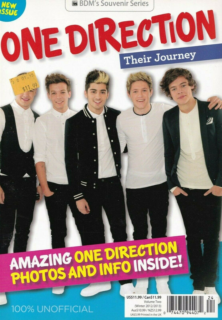 One Direction Their Journey Volume 2 Winter 2012 2013 BDM Souveneir 060719DBE2