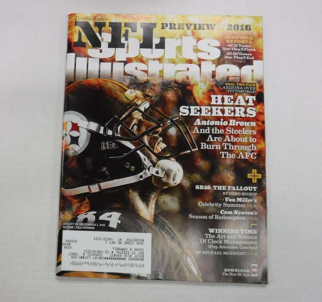 Sports Illustrated Magazine Antonio Brown August 29, 2016 111516R