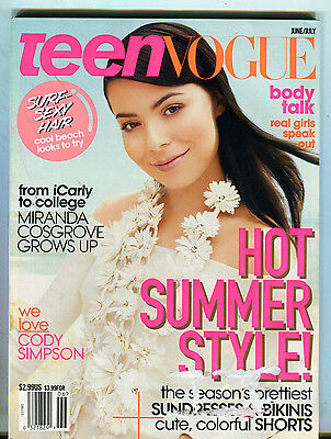 Teen Vogue Magazine June/July 2012 Miranda Cosgrove EX 071216jhe