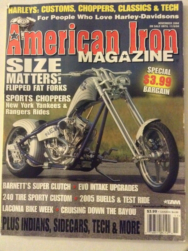American Iron Magazine NY Yankees & Rangers Rides November 2004 052019nonrh