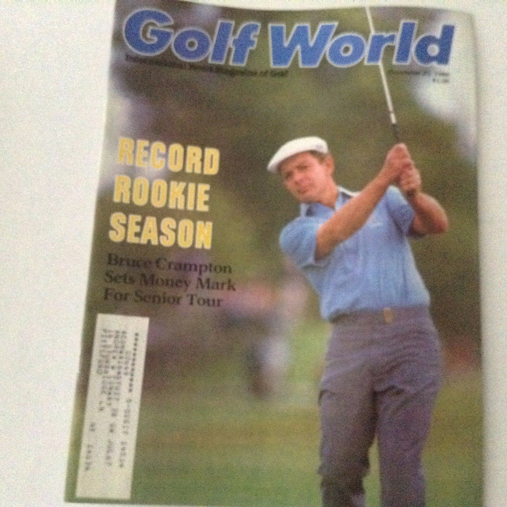 Golf World Magazine Bruce Crampton Senior Tour November 21, 1986 062817nonrh