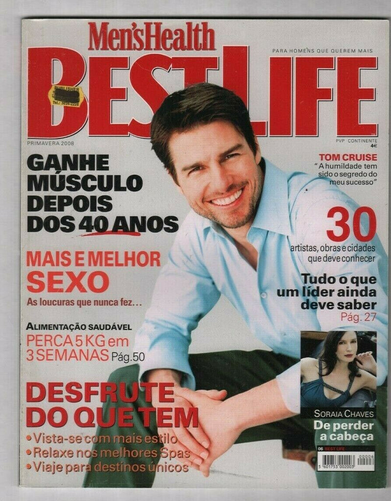Men's Health Italian Best Life Special Mag Tom Cruise Spring 2008 031120nonr