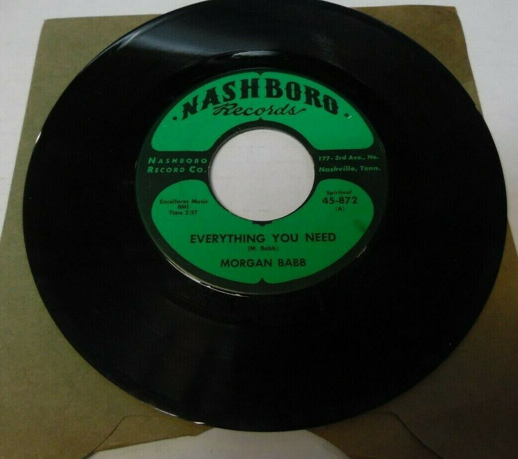Morgan Babb Everything you need to know & I Won't Let Go 45 rpm 022920LLE45
