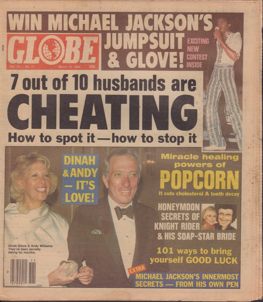 Globe March 6 1984 Michael Jackson, Princess Diana 040617nonDBE2