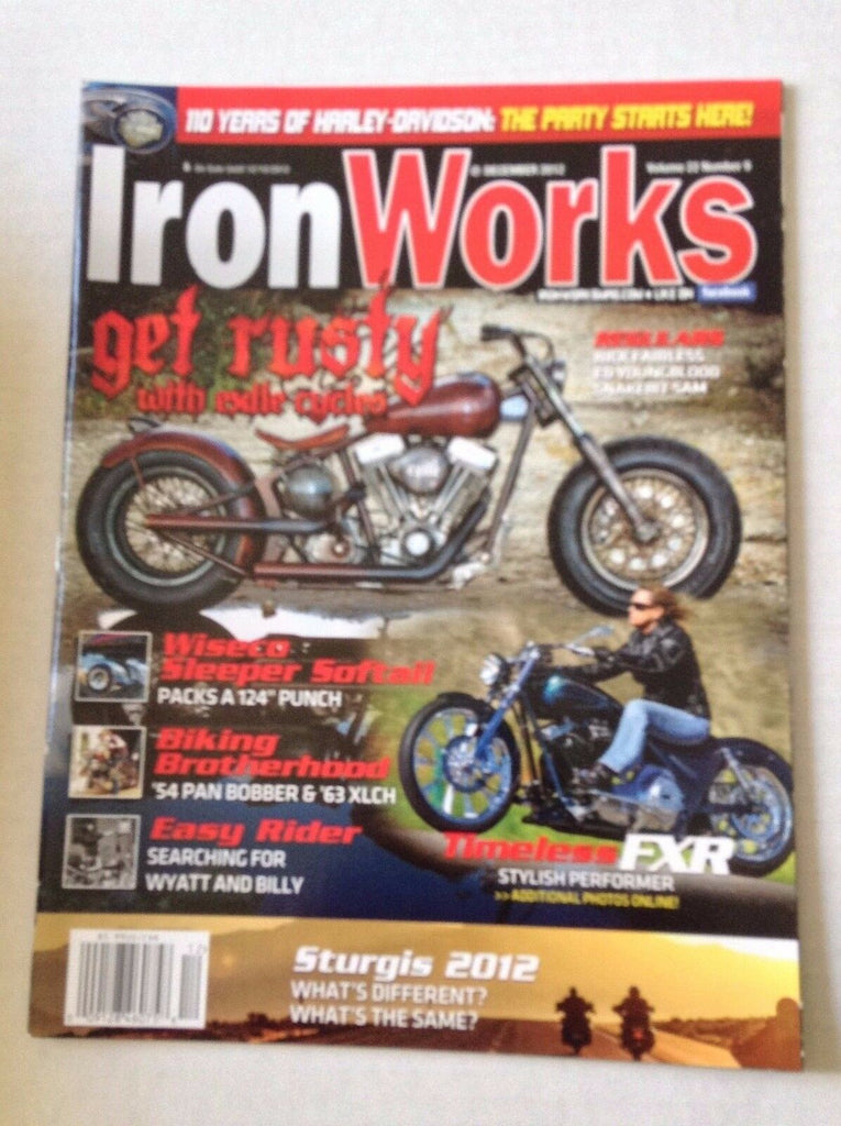 Iron Works Magazine Timeless FXR Wiseco Sleeper December 2012 030217NONRH