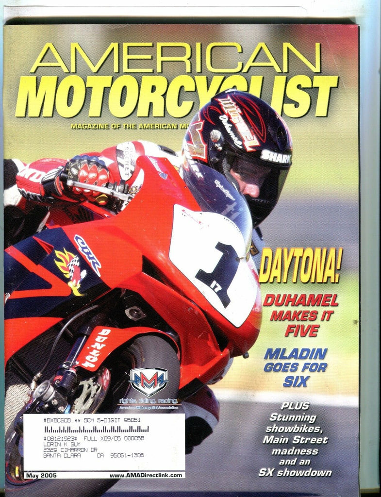 American Motorcyclist Magazine May 2005 Daytona EX w/ML 050117nonjhe