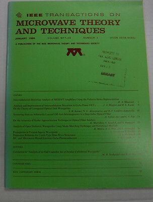 IEEE Microwave Theory And Techniques Magazine January 1980 071315R