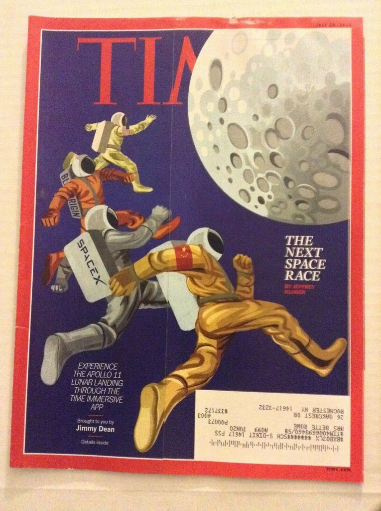 Time Magazine The Next Space Race Apollo 11 July 29, 2019 092319nonrh