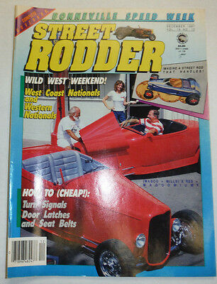 Street Rodder Magazine West Coast Nationals December 1987 010615R