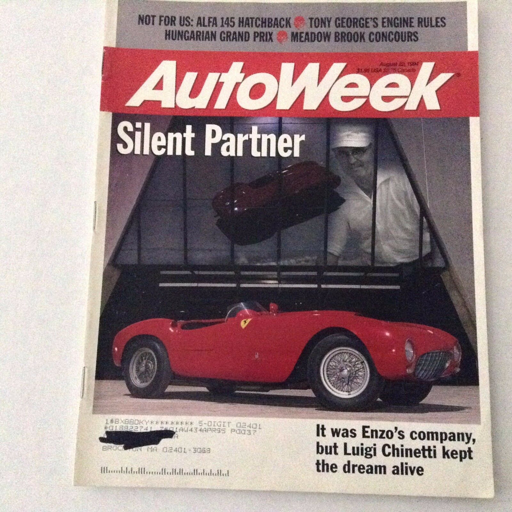 AutoWeek Magazine Luigi Chinetti Alfa 145 Hatch August 22, 1994 061417nonrh2