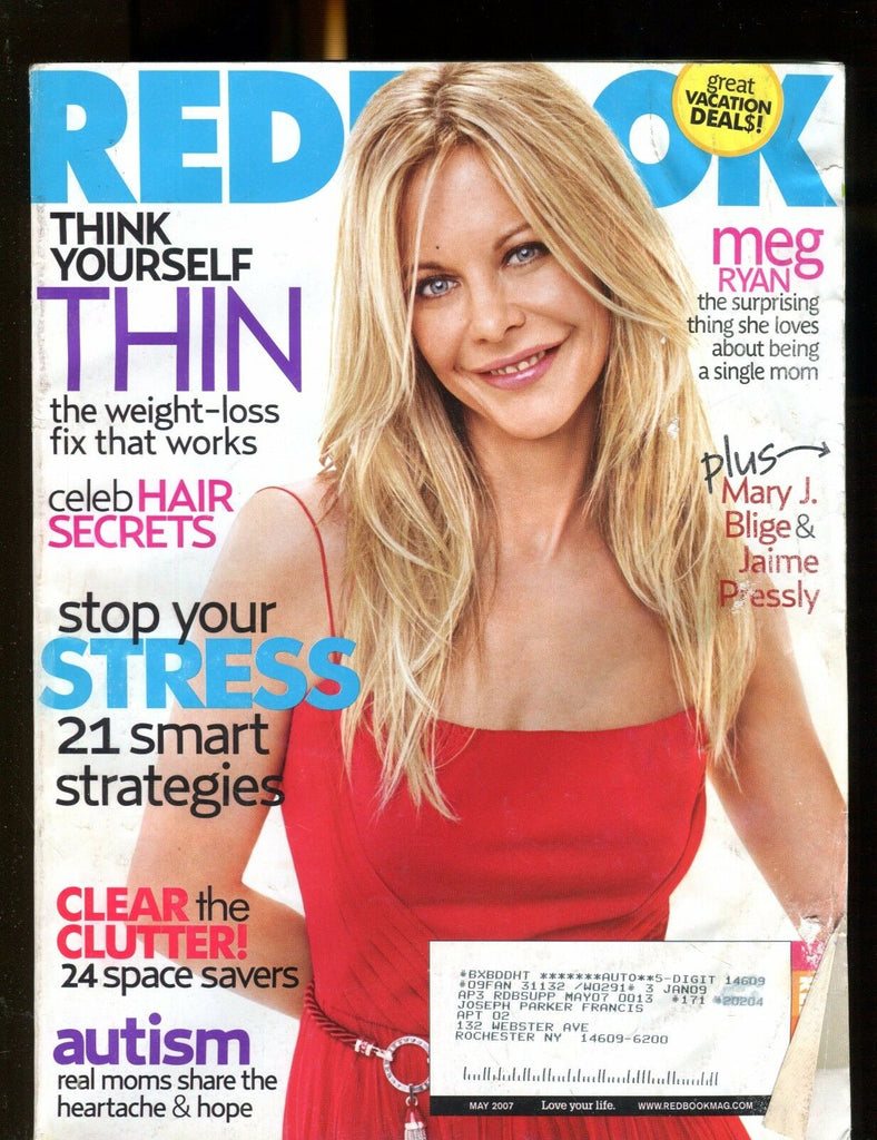 Redbook Magazine May 2007 Meg Ryan EX w/ML 021317jhe