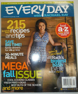 Everyday Magazine With Rachael Ray 215 Brand New Recipes September 2008 122914R