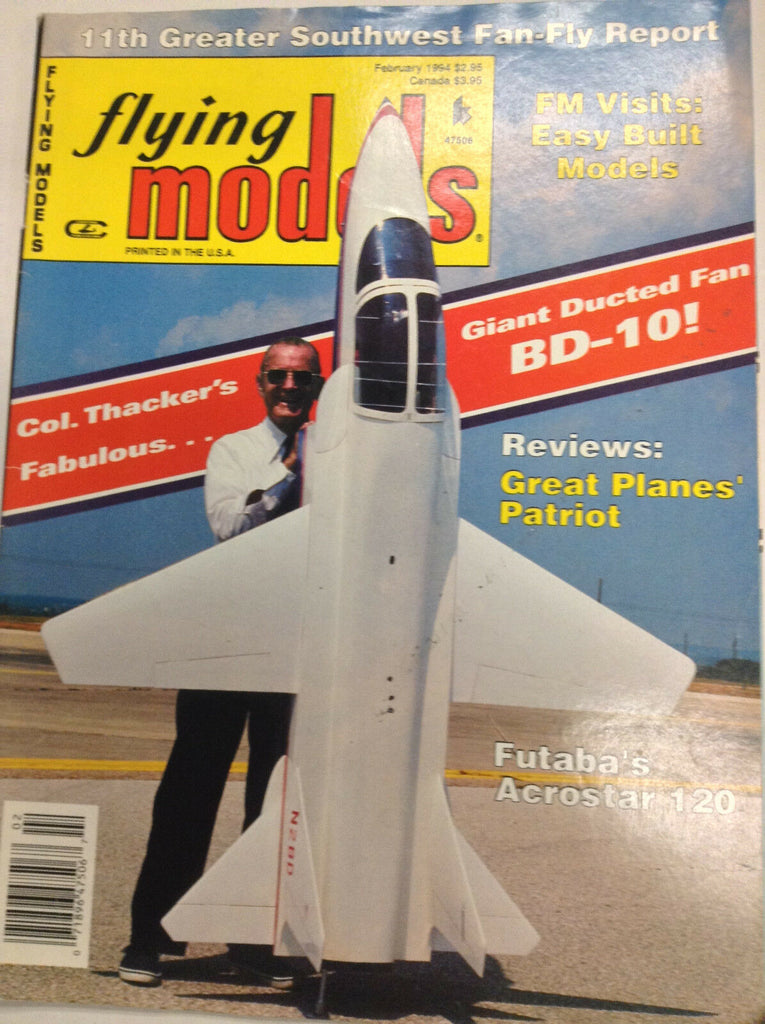Flying Models Magazine Col. Thacker's BD-10 Futab February 1994 040917nonrh2