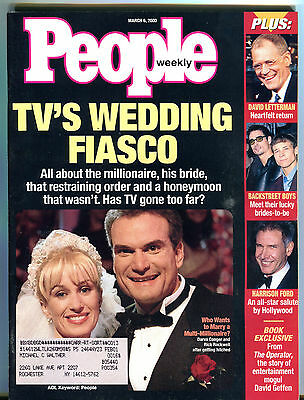 People Magazine March 6 2000 Darva Conger Rick Rockwell EX 012116jhe