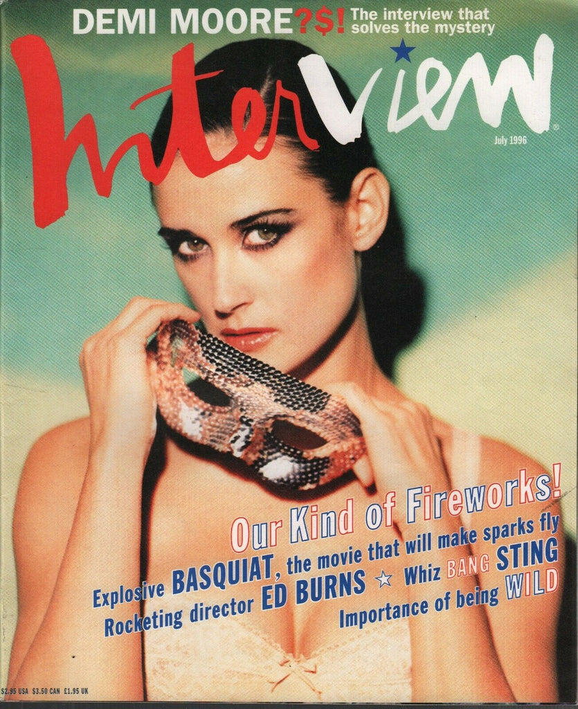 Interview June 1996 Demi Moore Bruce Weber Ed Burns 090419AME
